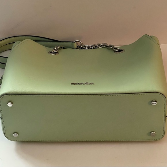 Calvin Klein Hailey Micro Pebble Triple Compartment  Crossbody - Picture 7 of 8